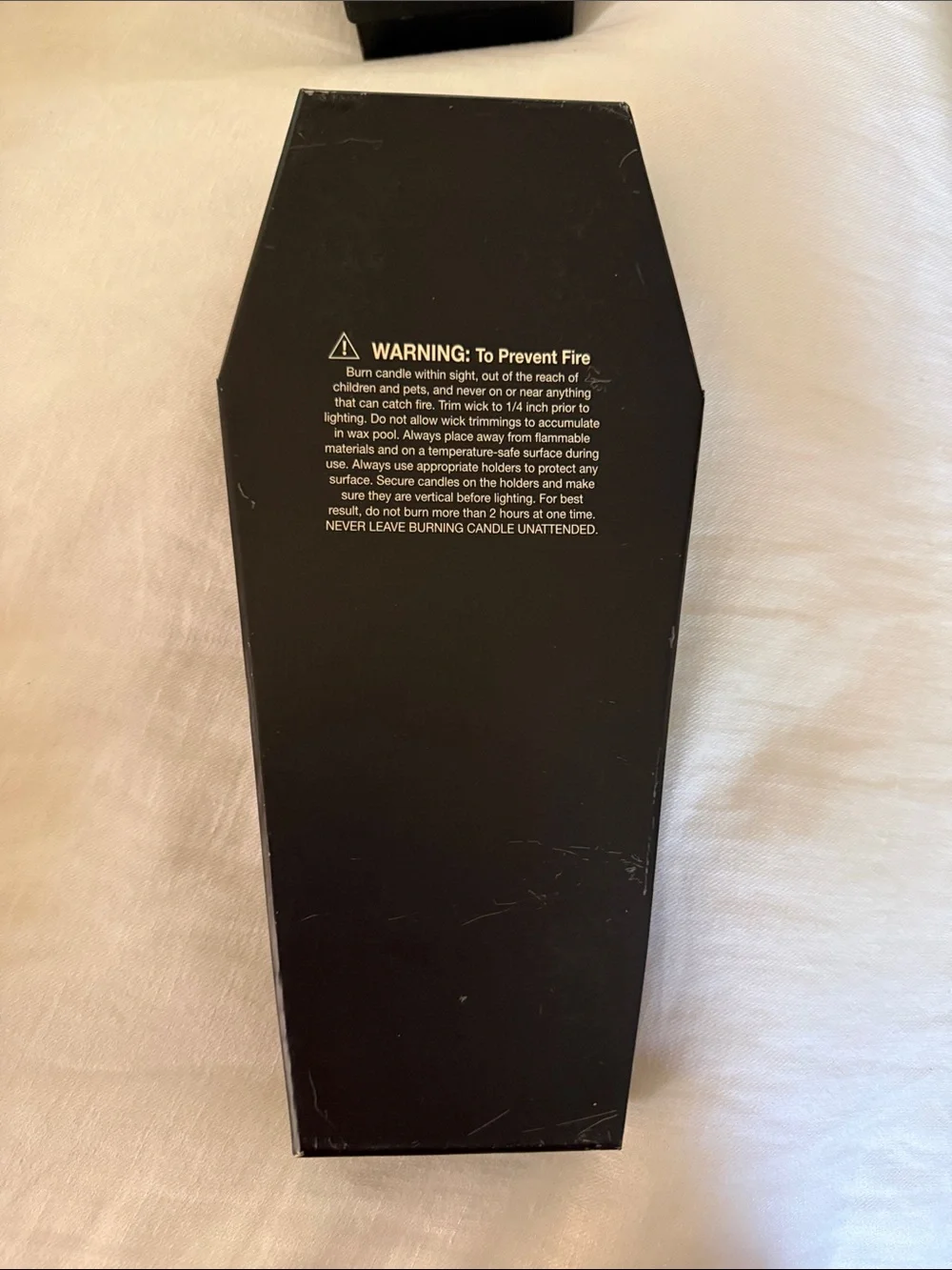 Macabre mansion Coffin Skeleton Taper Candles set 2.